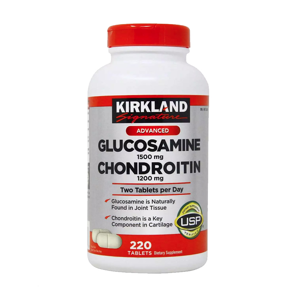 Viên uống bổ khớp Kirkland Glucosamine Chondroitin hàng nhập Mỹ 280 viên