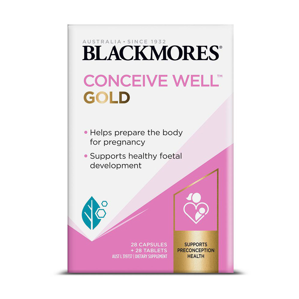 Viên uống tăng khả năng thụ thai Blackmores Conceive Well Gold 56 viên