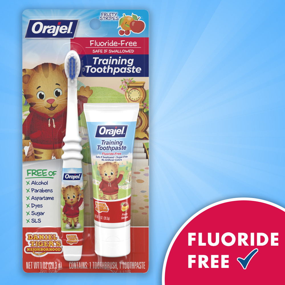 ⚠️ [Hết hàng] Set bàn chải & kem đánh răng Orajel cho trẻ từ 3 tháng - 4 tuổi