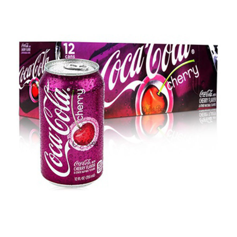 Nước ngọt hương cherry Coca Cola thùng 12 lon x 355ml