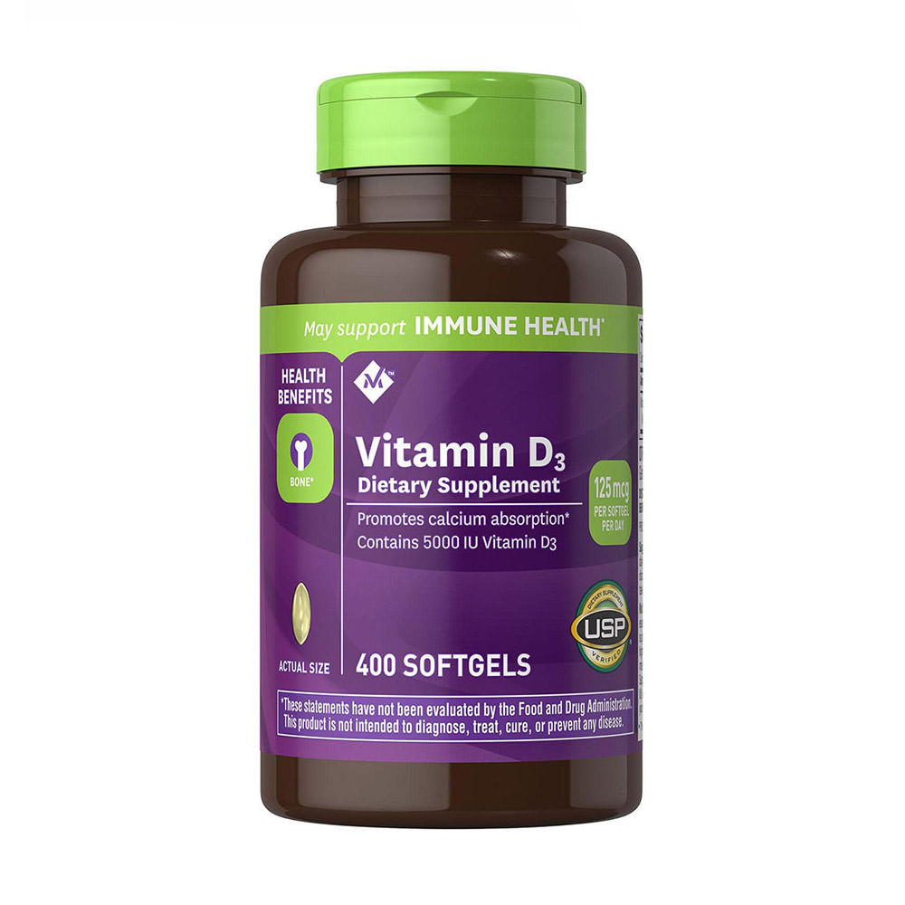 Viên uống bổ sung Vitamin D3 Member’s Mark Vitamin D-3 5000IU 400 viên