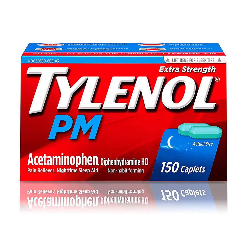 Viên uống giảm đau + hỗ trợ giấc ngủ Tylenol PM 150 viên