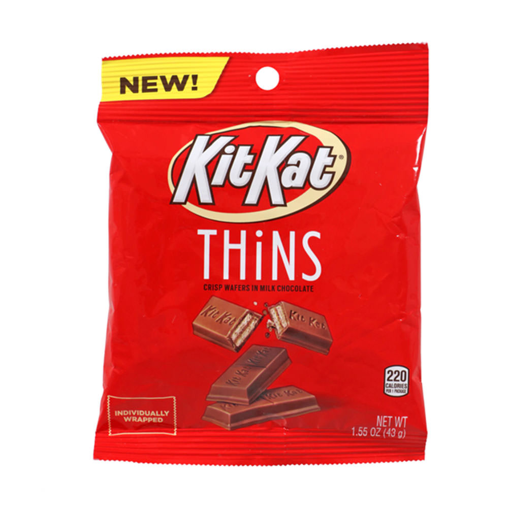 Bánh xốp phủ socola KitKat THiNS 43g