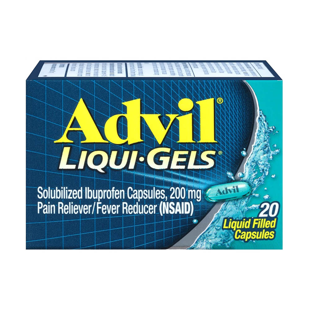 Viên giảm đau hạ sốt Advil Liqui-Gels 20 viên