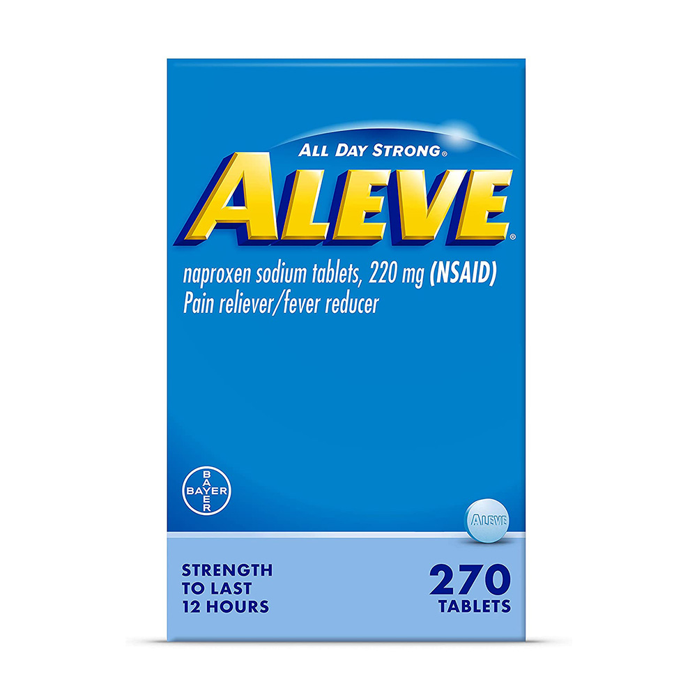 Viên uống giảm đau nhứt ALEVE Naproxen Sodium Tablets 220mg 270 viên (hộp giấy)