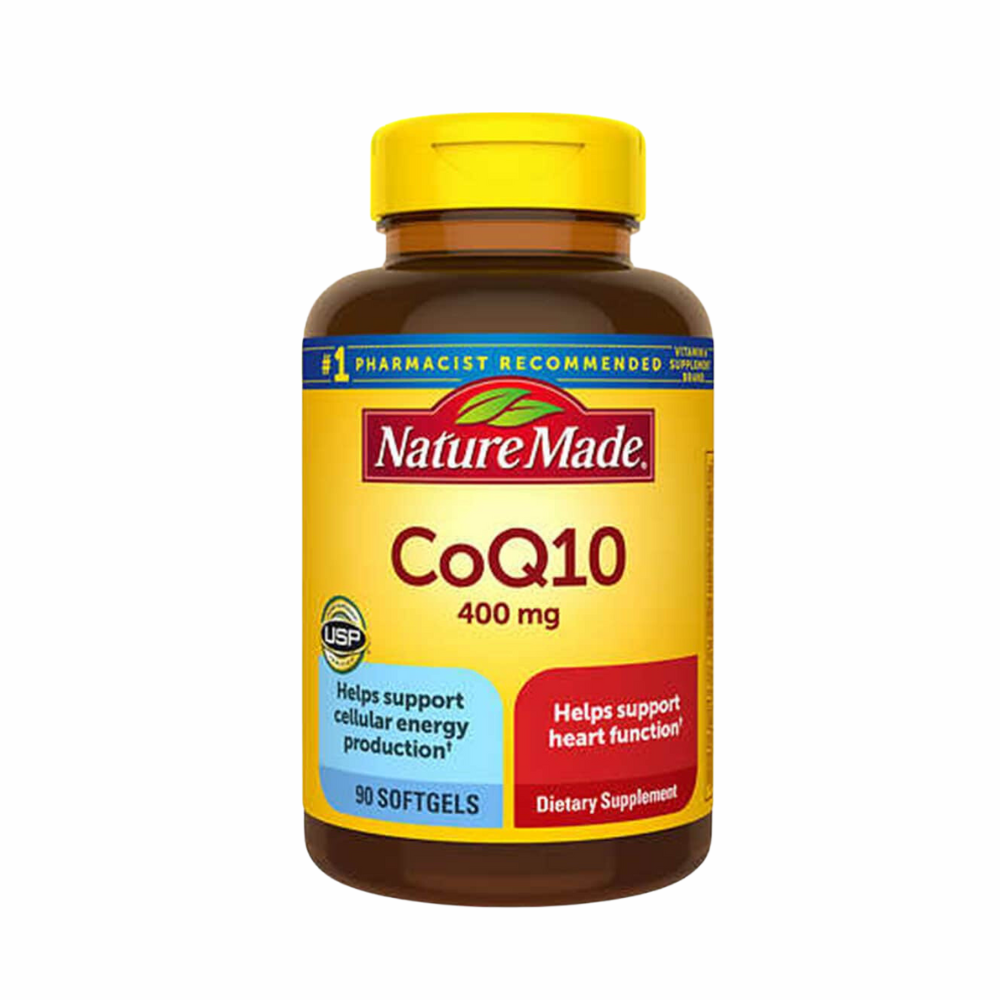 Viên uống bổ Tim Mạch Nature Made CoQ10 400 mg 90 viên của Mỹ