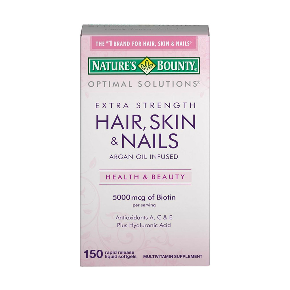 Vitamin Làm Đẹp Da, Tóc, Móng Hair Skin and Nails Natures Bounty 150 viên