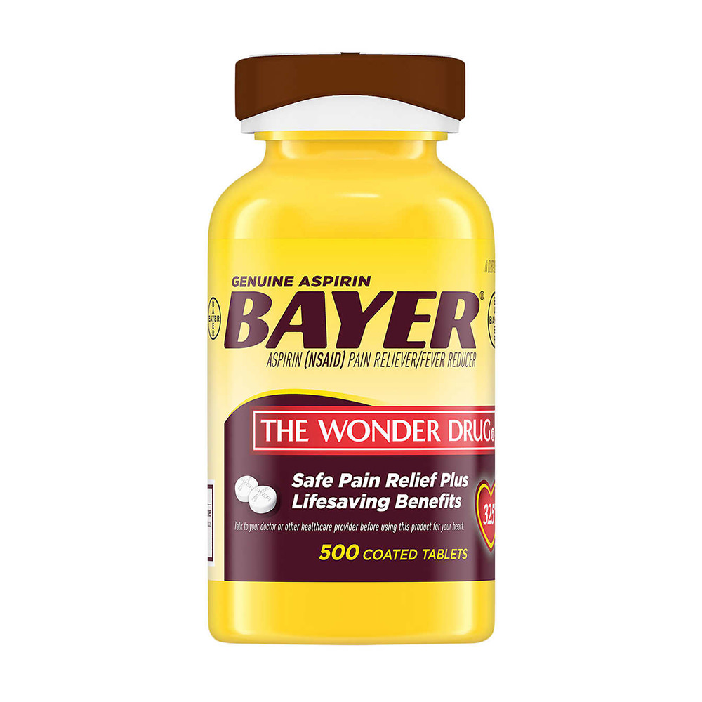 Viên giảm đau Bayer Aspirin The Wonder Drug 325mg 500 viên