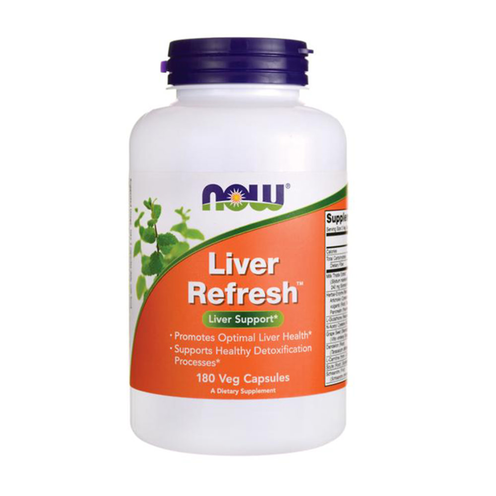 Viên uống giúp thải độc và hỗ trợ gan Now Liver Refresh 180 viên