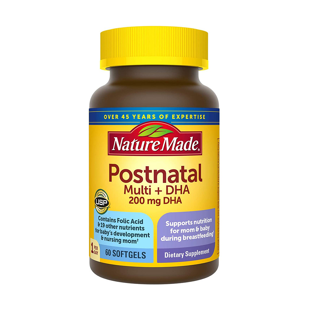 Vitamin cho phụ nữ sau sinh Postnatal Multi DHA 60 viên Nature Made của Mỹ