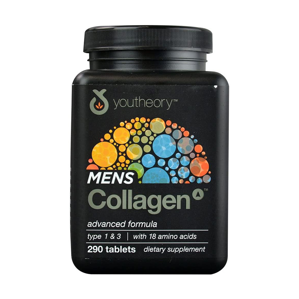 Viên uống Collagen Youtheory Men's Type 1, 2 & 3 dành cho nam 290 viên của Mỹ