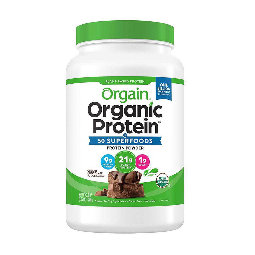 Bột Protein hữu cơ Orgain Organic Protein 50 Superfoods 1.2kg hương Socola