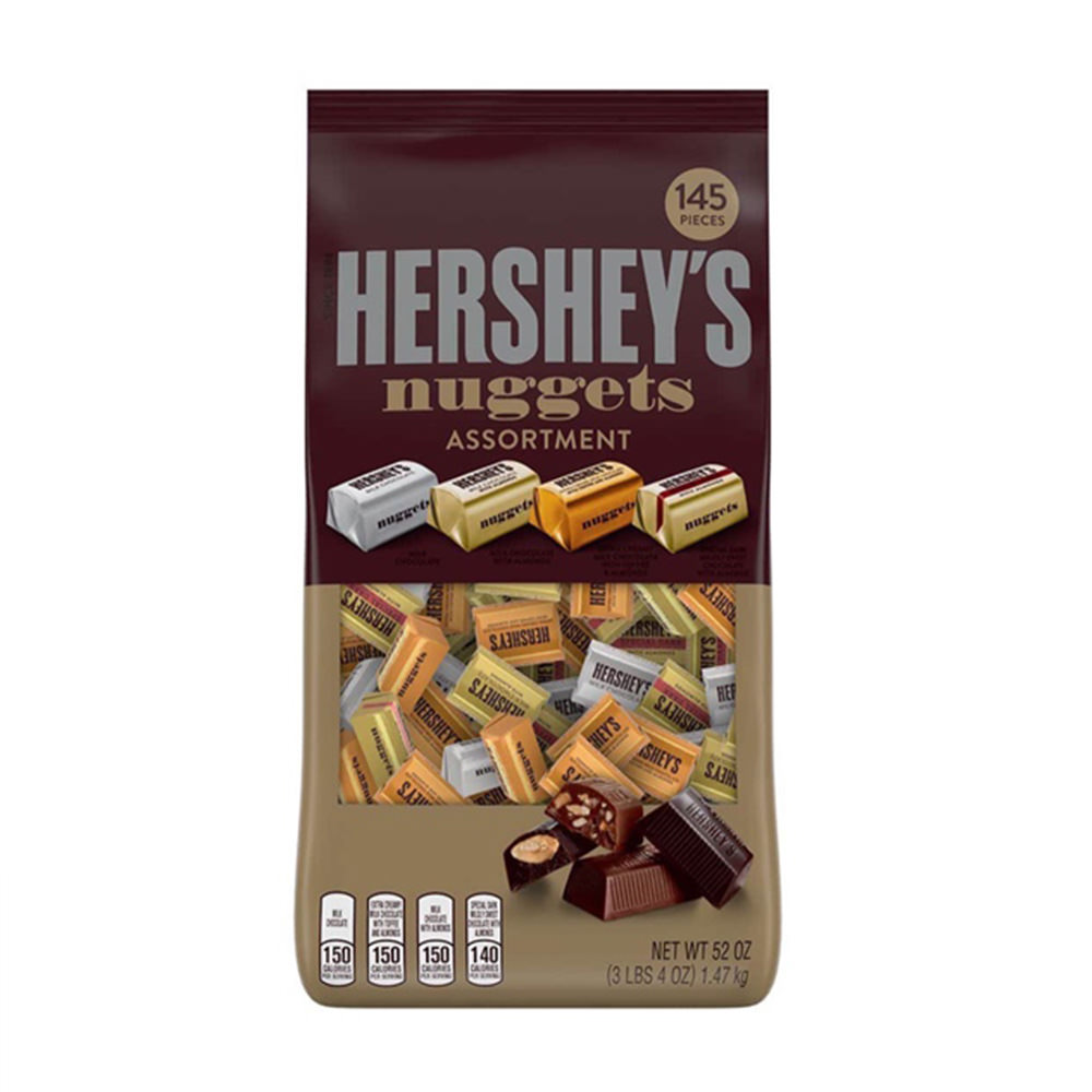 Socola hạnh nhân Hershey’s Nuggets Chocolate 145pcs 1,47kg