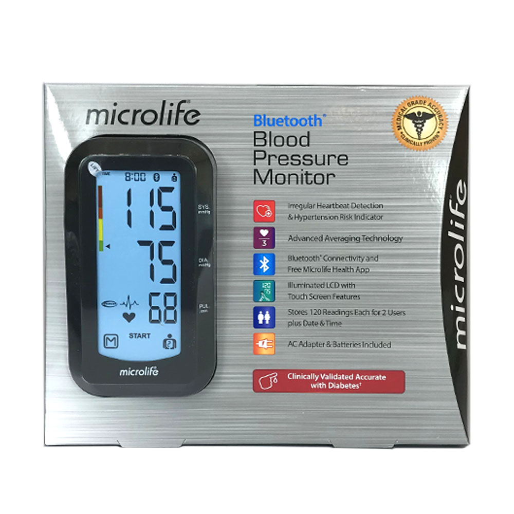 Bộ máy đo huyết áp bắp tay cao cấp Microlife