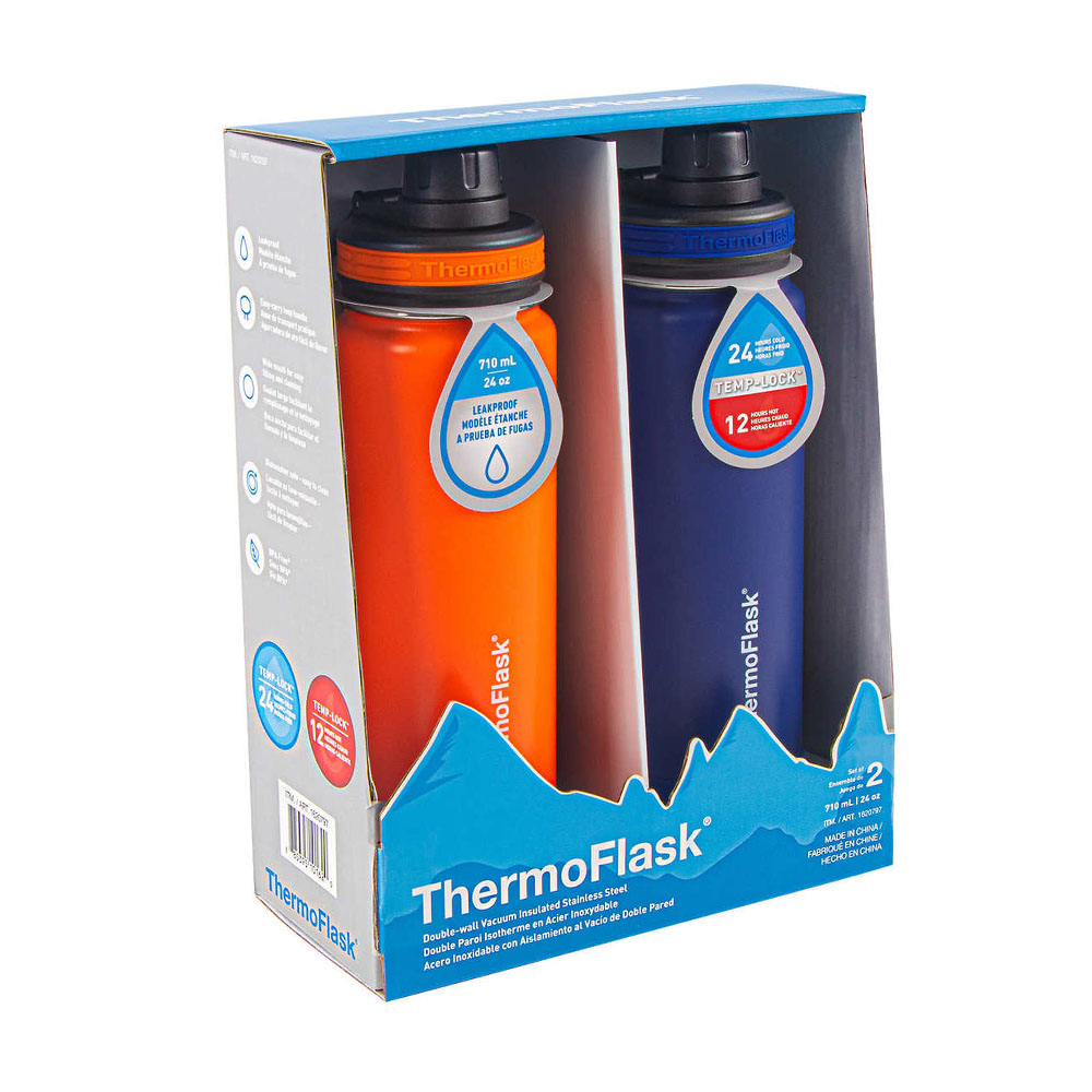 Set 2 bình giữ nhiệt ThermoFlask 710ml