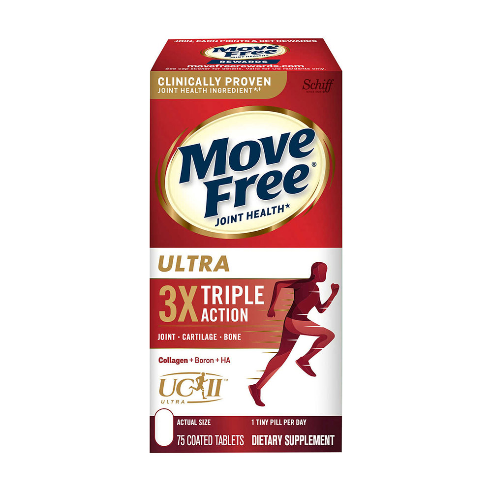 Viên uống bổ khớp Move Free Ultra Triple Action Joint Supplement, 75 viên - Mỹ