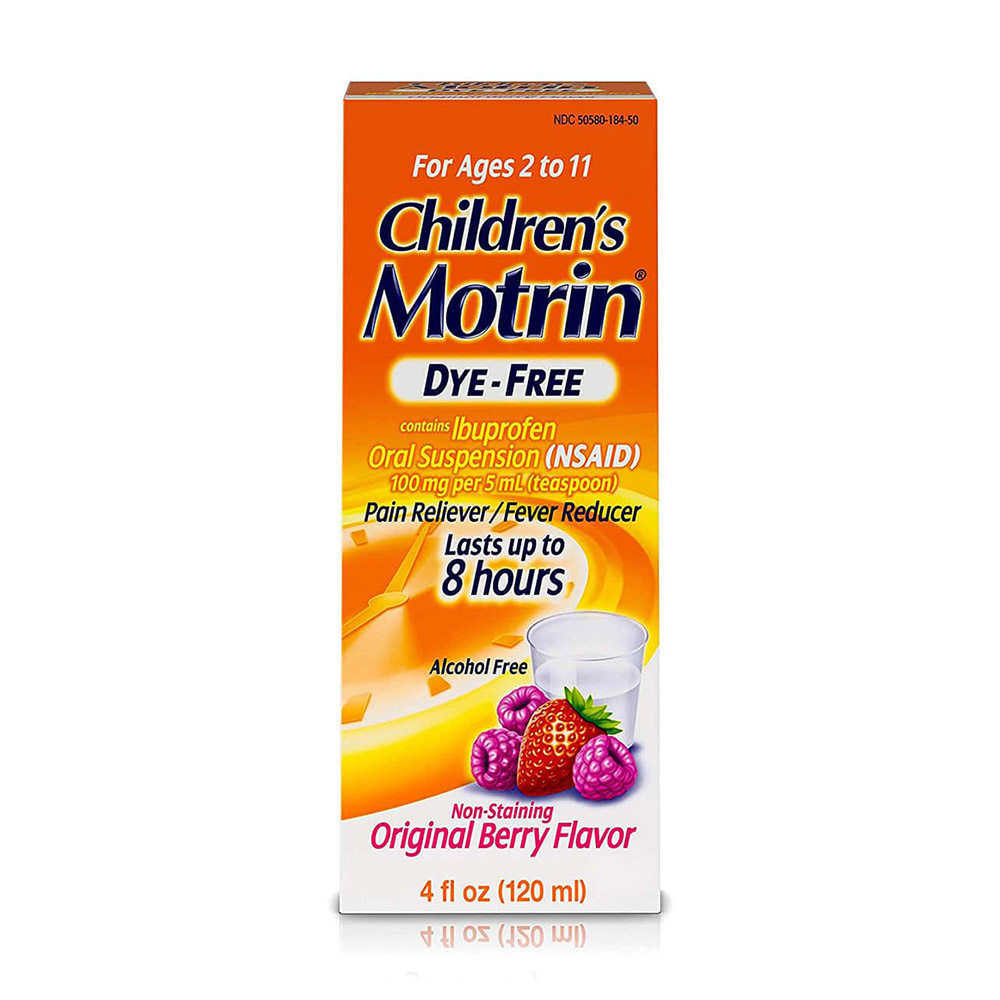 Siro hạ sốt cho trẻ 2-11 tuổi Children’s Motrin 120ml (một chai đơn)