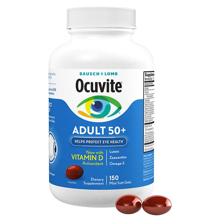 Viên uống bổ mắt cho người lớn tuổi Ocuvite Adult 50+, 150 viên của Mỹ