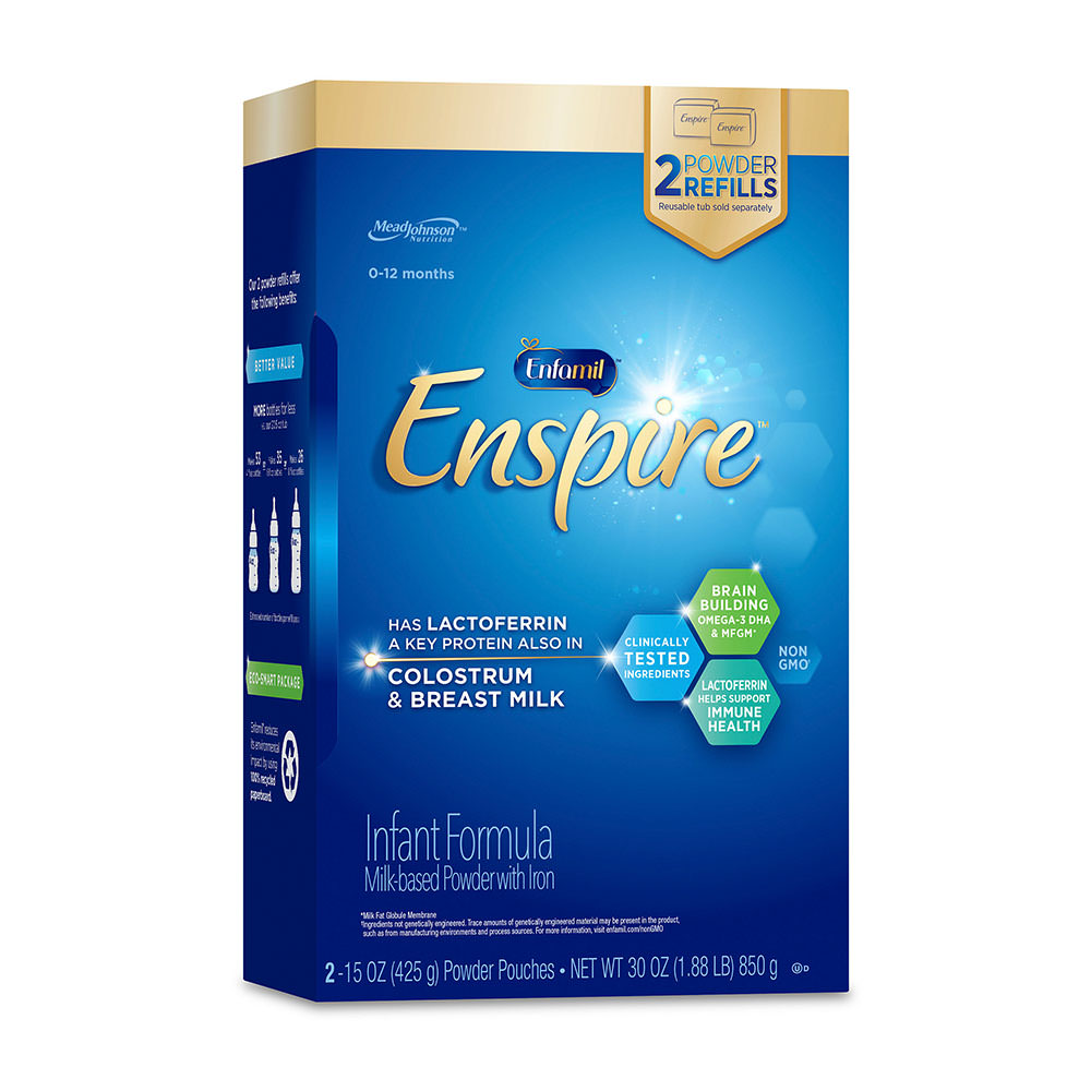 Sữa Enfamil Enspire dành cho bé từ 0–12 tháng Enfamil Enspire Infant Non-GMO 850g (Hộp giấy)