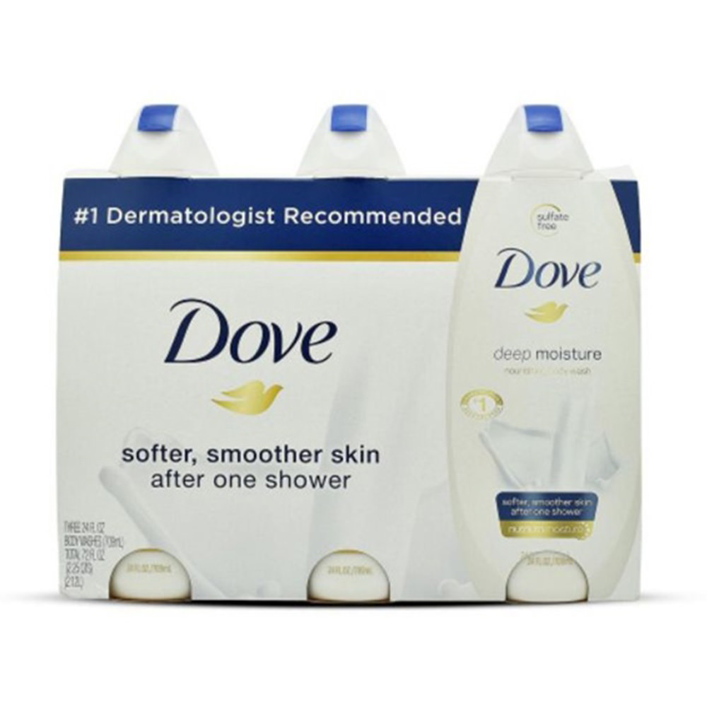 ⚠️ [Hết hàng]Set 3 chai sữa tắm dưỡng ẩm Dove chuyên sâu Dove Deep Moisture Body Wash 709ml x3