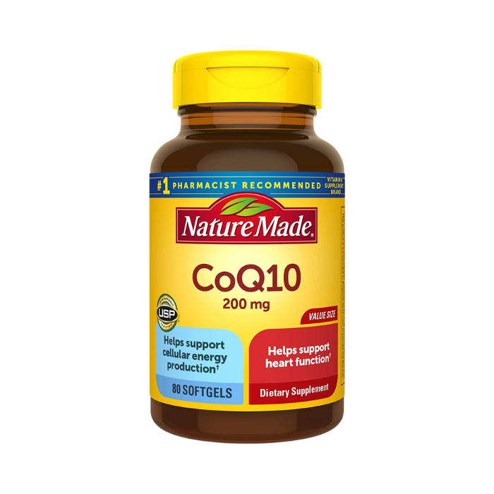 Viên uống bổ Tim Mạch Nature Made CoQ10 200 mg 80 viên của Mỹ