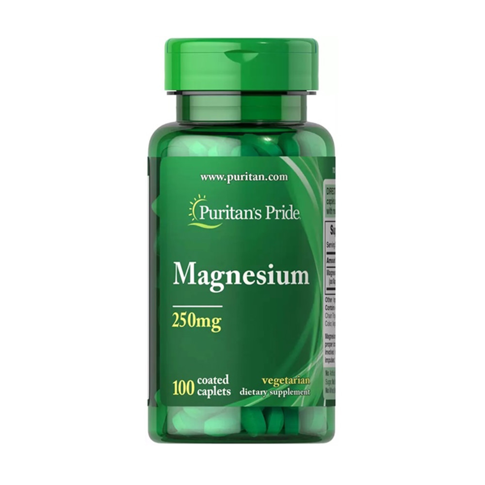 Viên uống hỗ trợ xương Puritan's pride Magnesium 250 mg hộp 100 viên