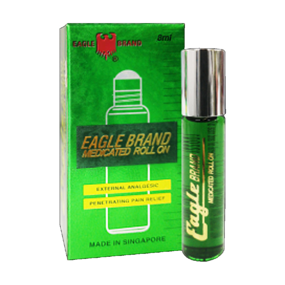 Dầu xanh dạng lăn Eagle Brand External Analgesic Penetrating Pain Relief 8ml