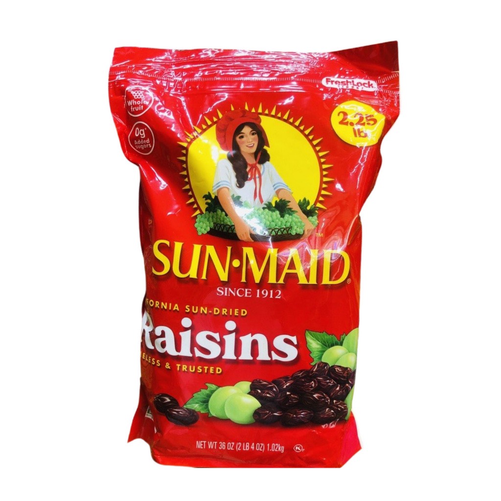 Nho khô Sun-Maid Natural California Raisins 1.02kg (bịch đơn)