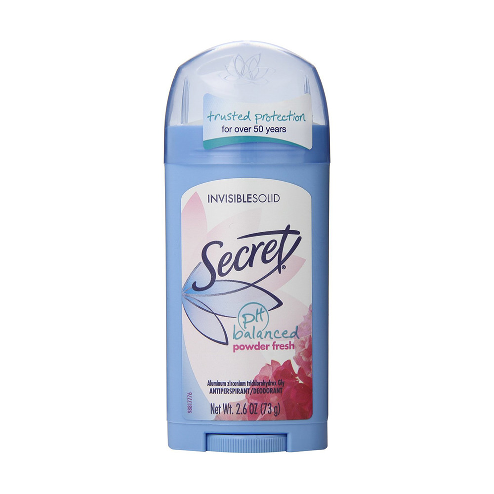 Lăn khử mùi dạng sáp dành cho Nữ Secret Invisible Solid Powder Fresh 73g của Mỹ