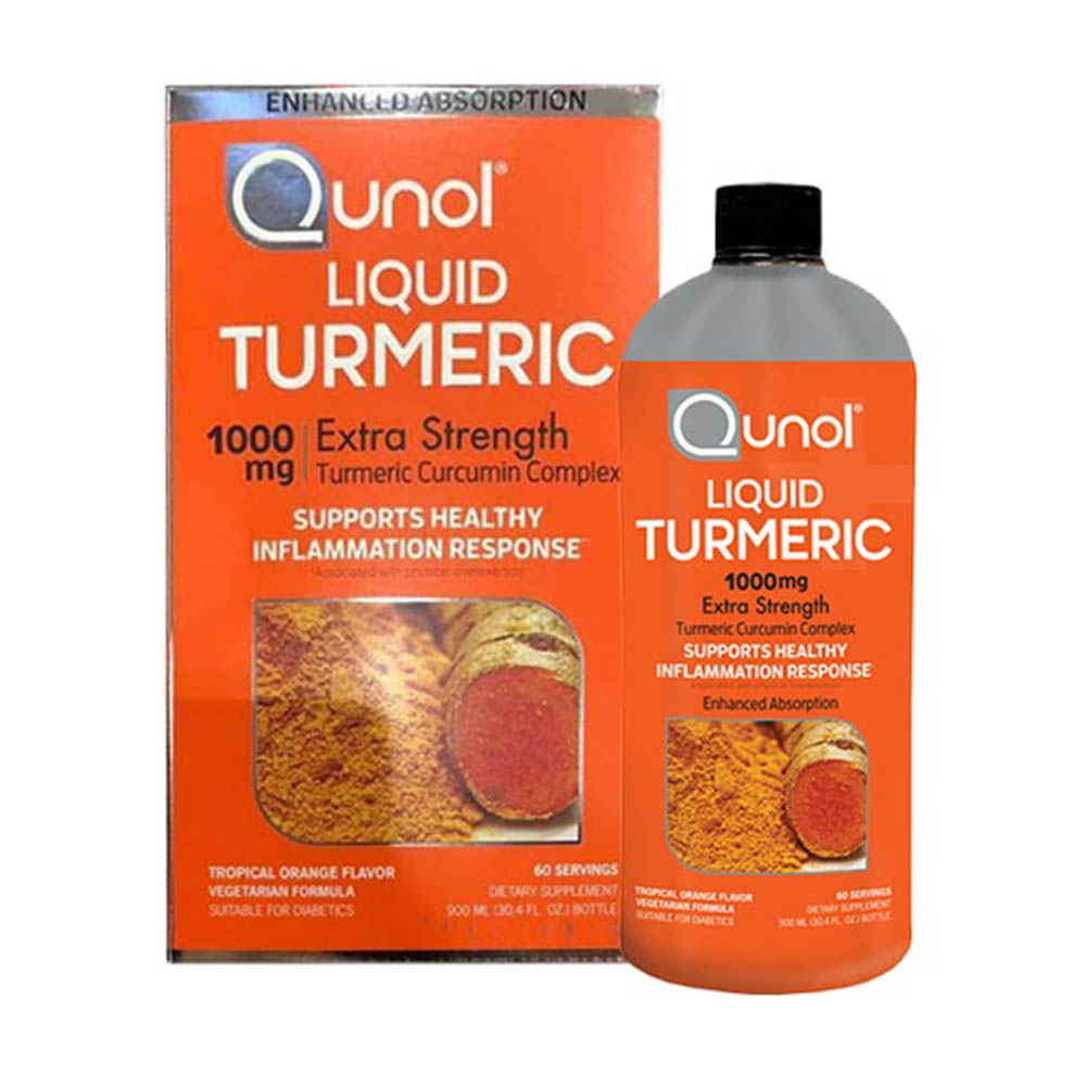 Nước uống tinh chất nghệ tươi Qunol Liquid Turmeric 1000mg 900ml