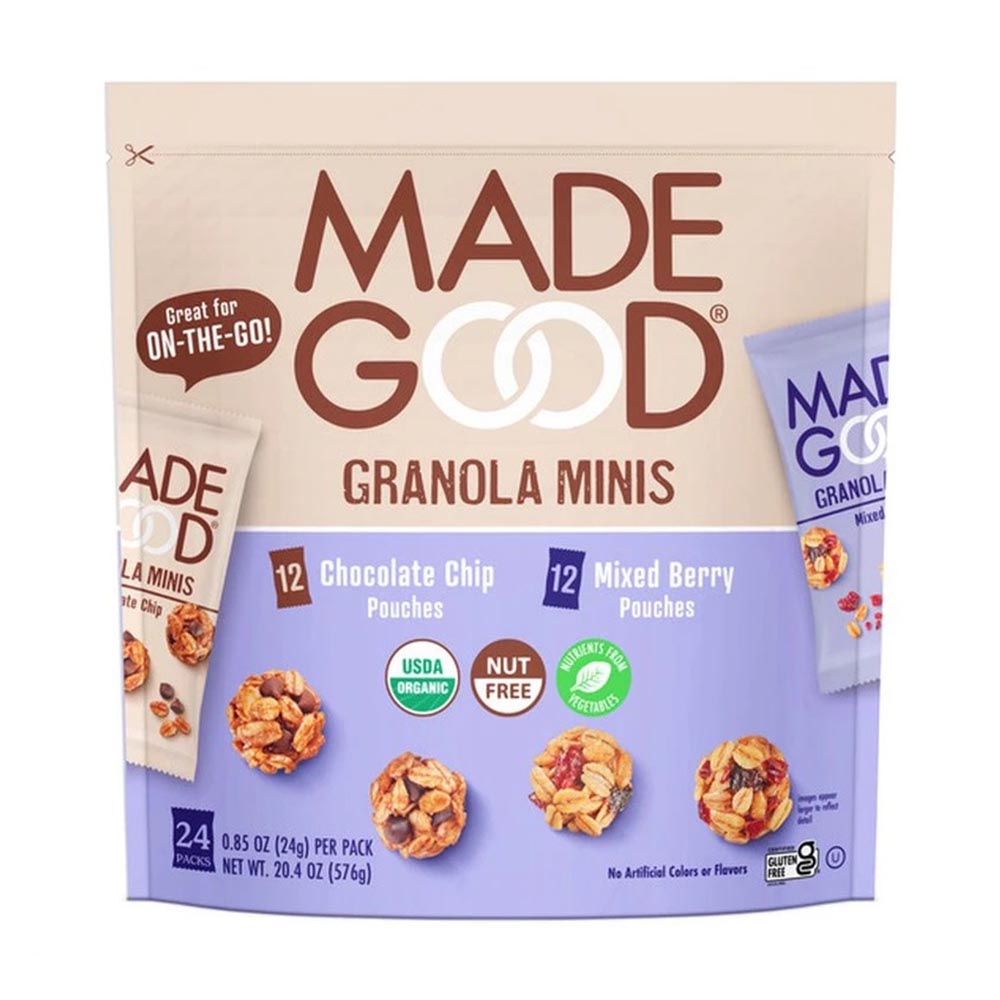 Bánh ngũ cốc organic Made Good Granola Minis gồm 24 bánh