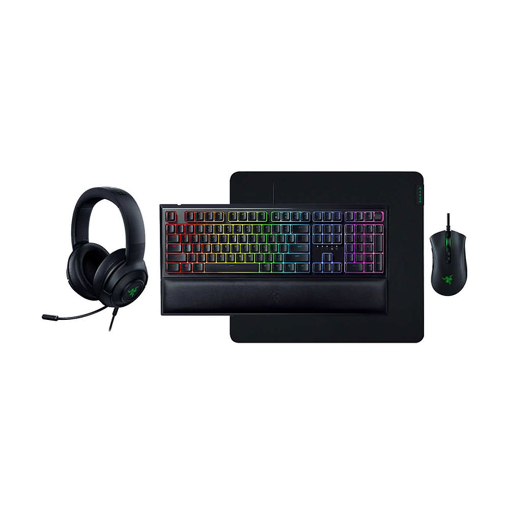 Set Razer homerun gaming bundle keyboard + mouse + pad + headset