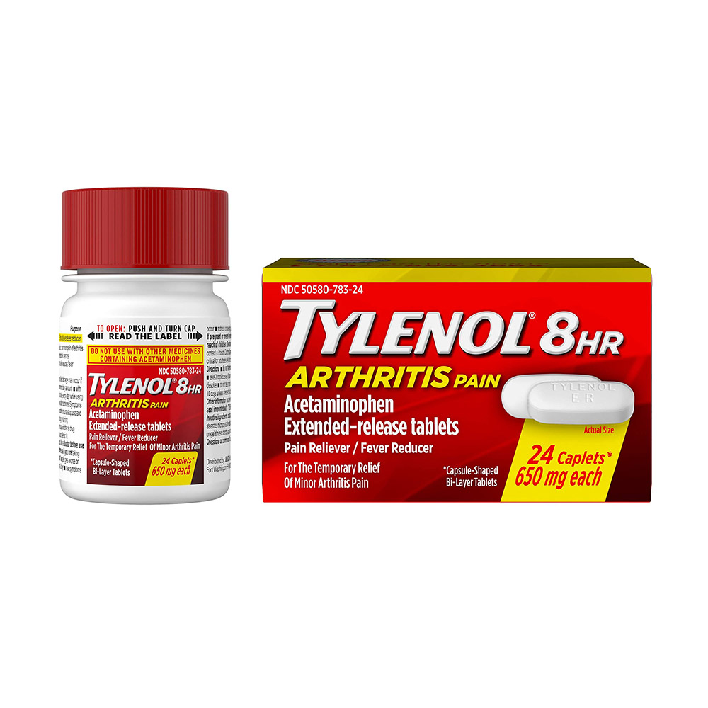 Giảm đau hạ sốt Tylenol 8Hr Arthritis Pain 650mg 24 Caplets