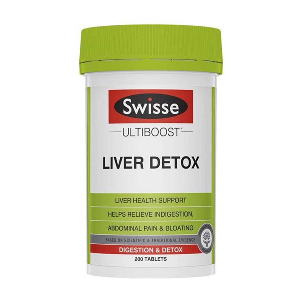 Viên uống bổ gan và giải độc gan Swisse Liver Detox 200 viên của Úc