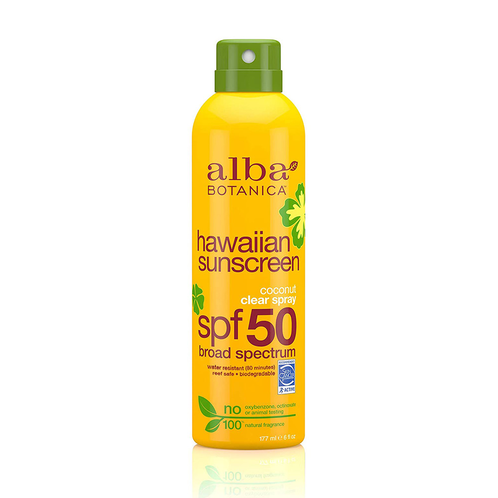Xịt chống nắng Alba Botanica Hawaiian Sunscreen Spray SPF50 Set 2 chai