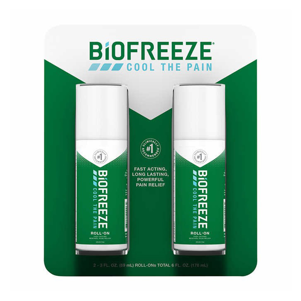Set 2 chai dầu lạnh xoa bóp giảm đau nhanh Biofreeze Pain Reliever