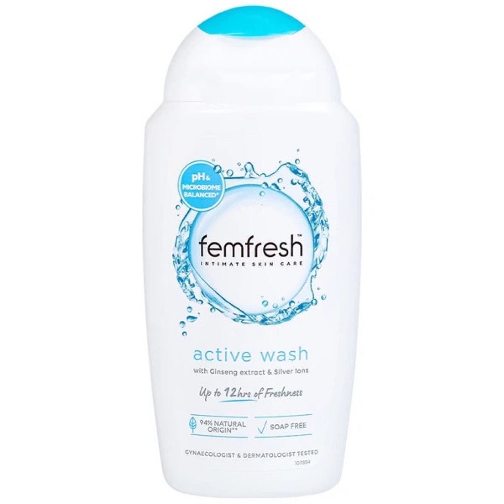 Nước rửa phụ khoa Femfresh Active Fresh Wash 250ml của Anh