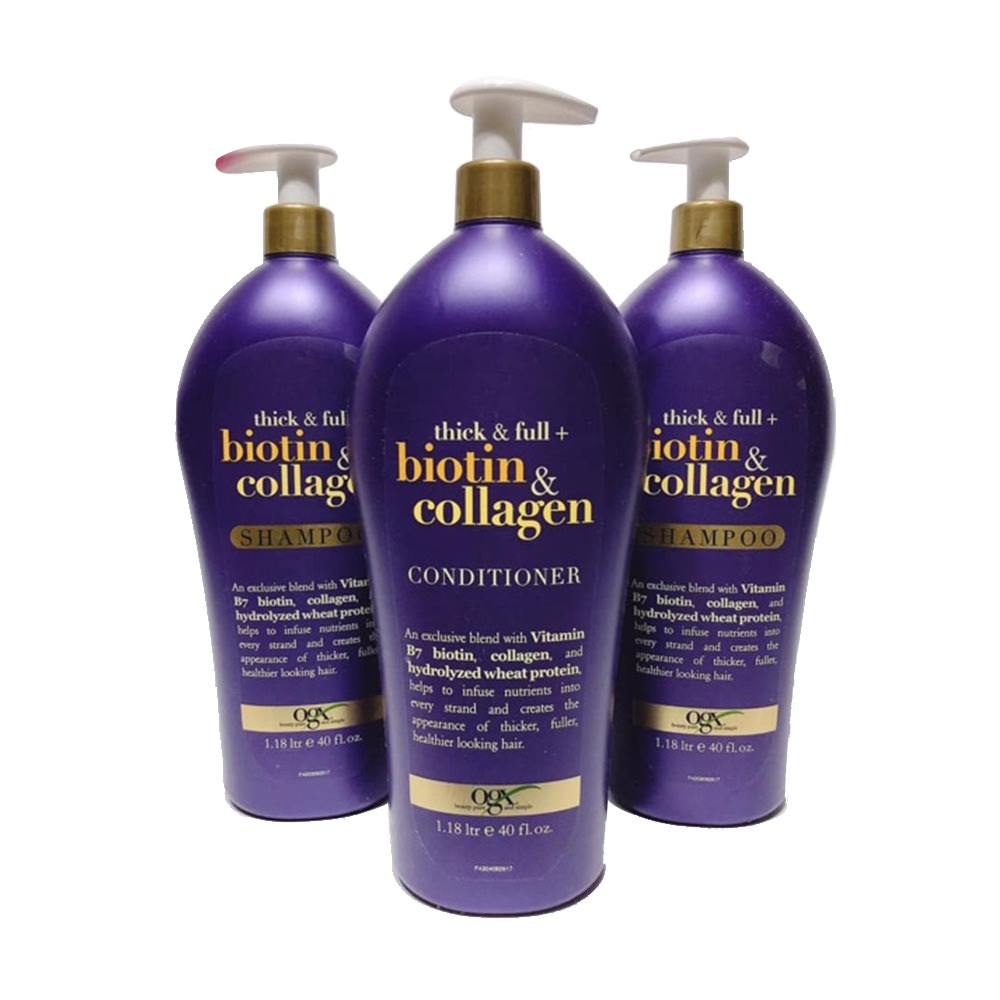 Dầu xả kích thích mọc tóc Biotin & Collagen 1.18l - Mỹ