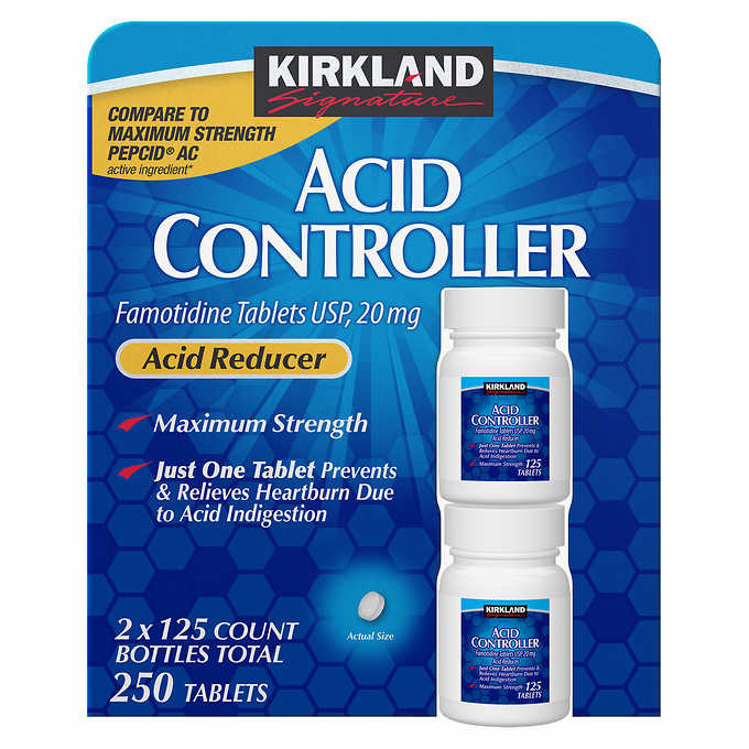 Viên uống kiểm soát Axit dạ dày Kirkland Signature Acid Controller 20 mg., 250 viên