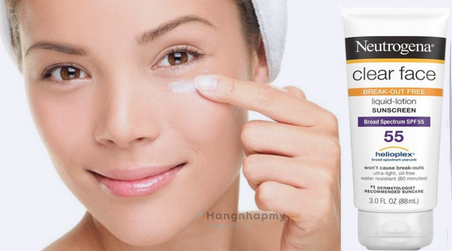 Kem chống nắng Neutrogena Clear Face Break-Out Free