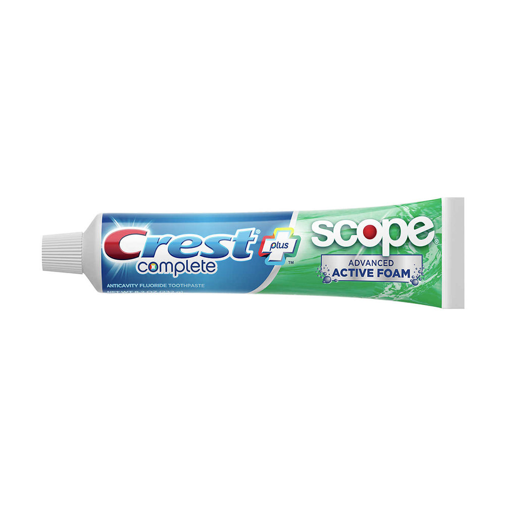 Kem đánh răng Crest Complete Extra Whitening + Scope Advanced 232g