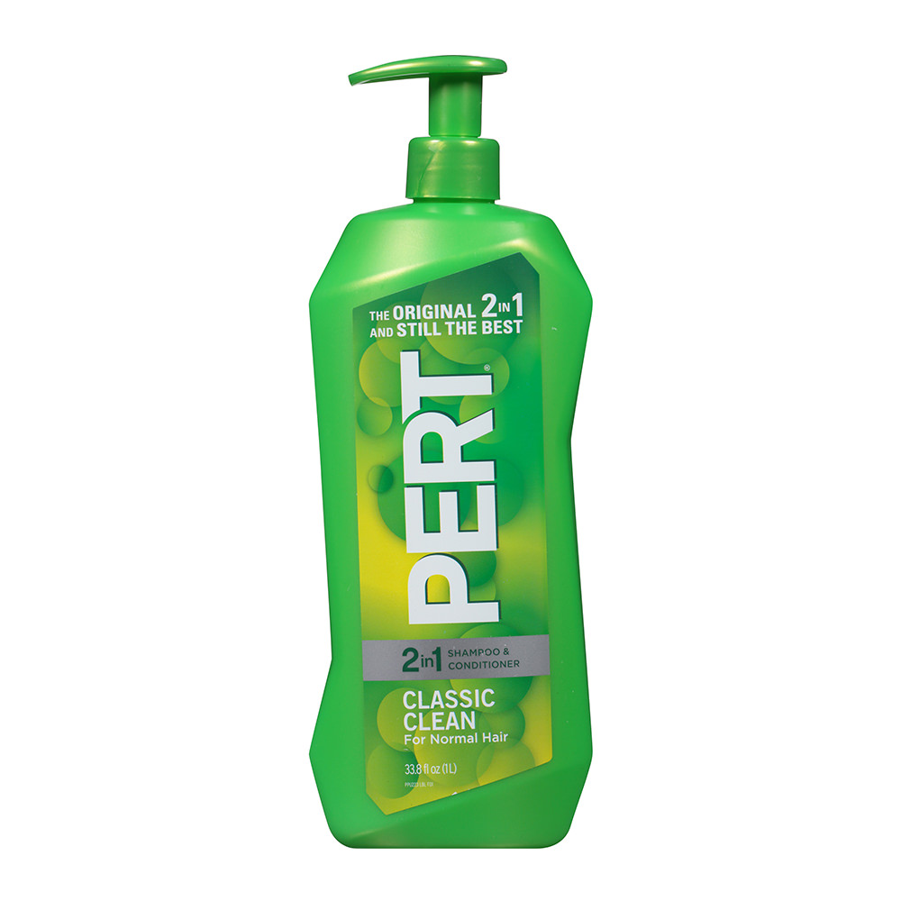 Dầu gội + xả Pert 2 in 1 Plus Classic Clean For Normal Hair 1 lít của Mỹ