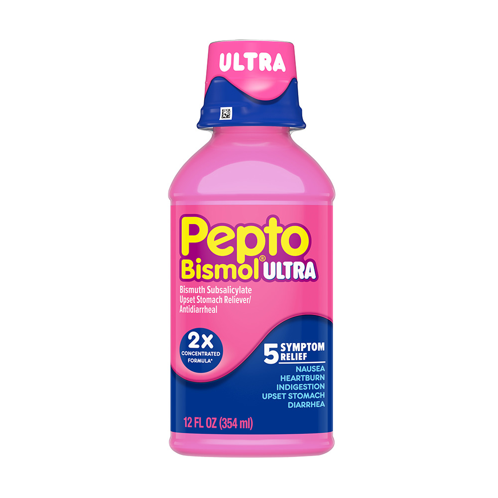 Siro Pepto giảm các triệu chứng đau dạ dày Pepto Bismol 354ml (1 chai đơn).
