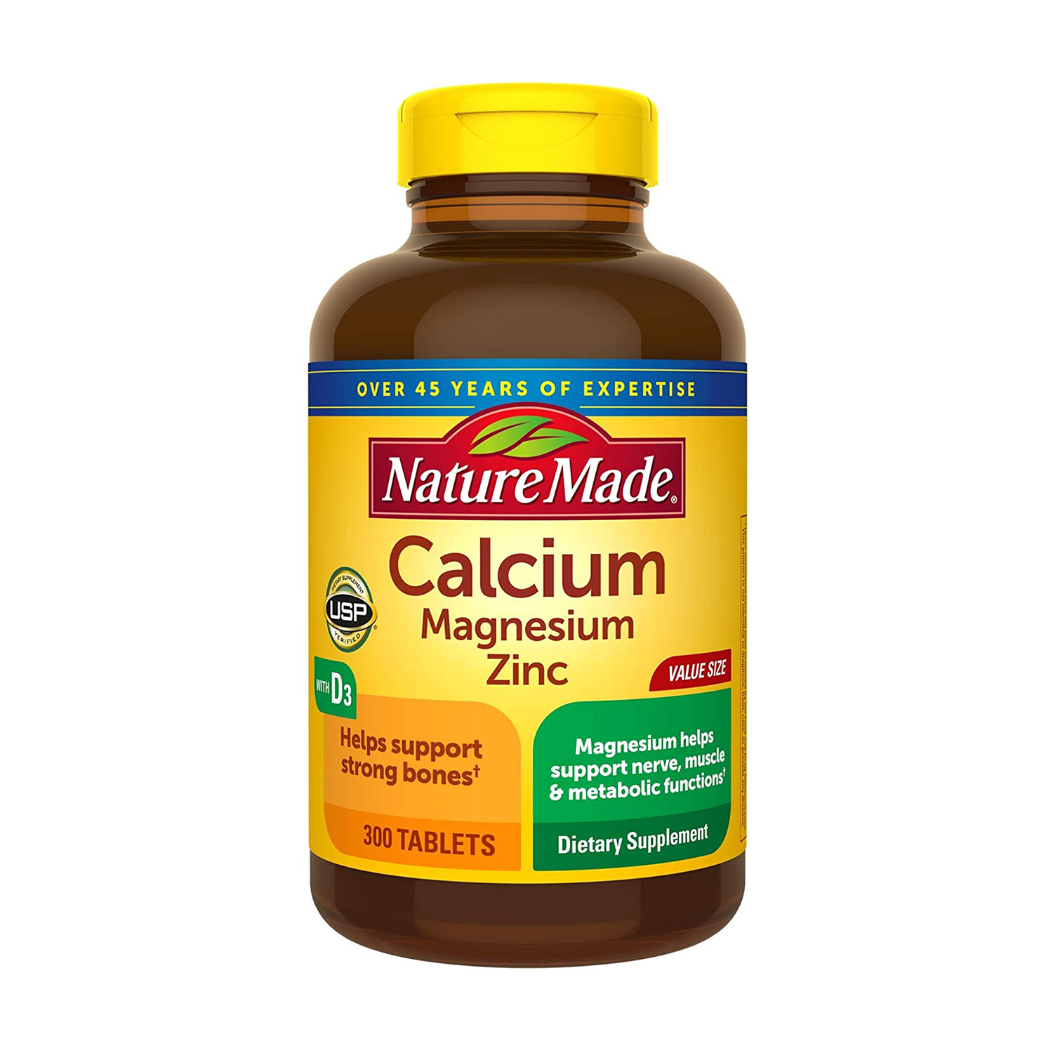 ⚠️ [Hết hàng] Viên uống bổ sung canxi Nature Made® Calcium Magnesium Zinc With vitamin D 300 của Mỹ