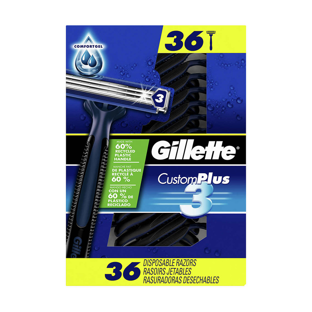 Dao cạo râu Gillette Custom Plus3, 36 cái