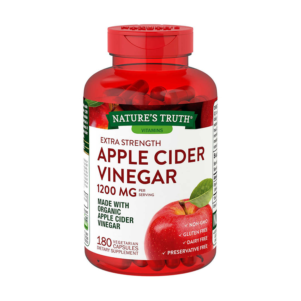Viên giấm táo hữu cơ Nature’s Truth Apple Cider Vinegar 1200mg 180 viên