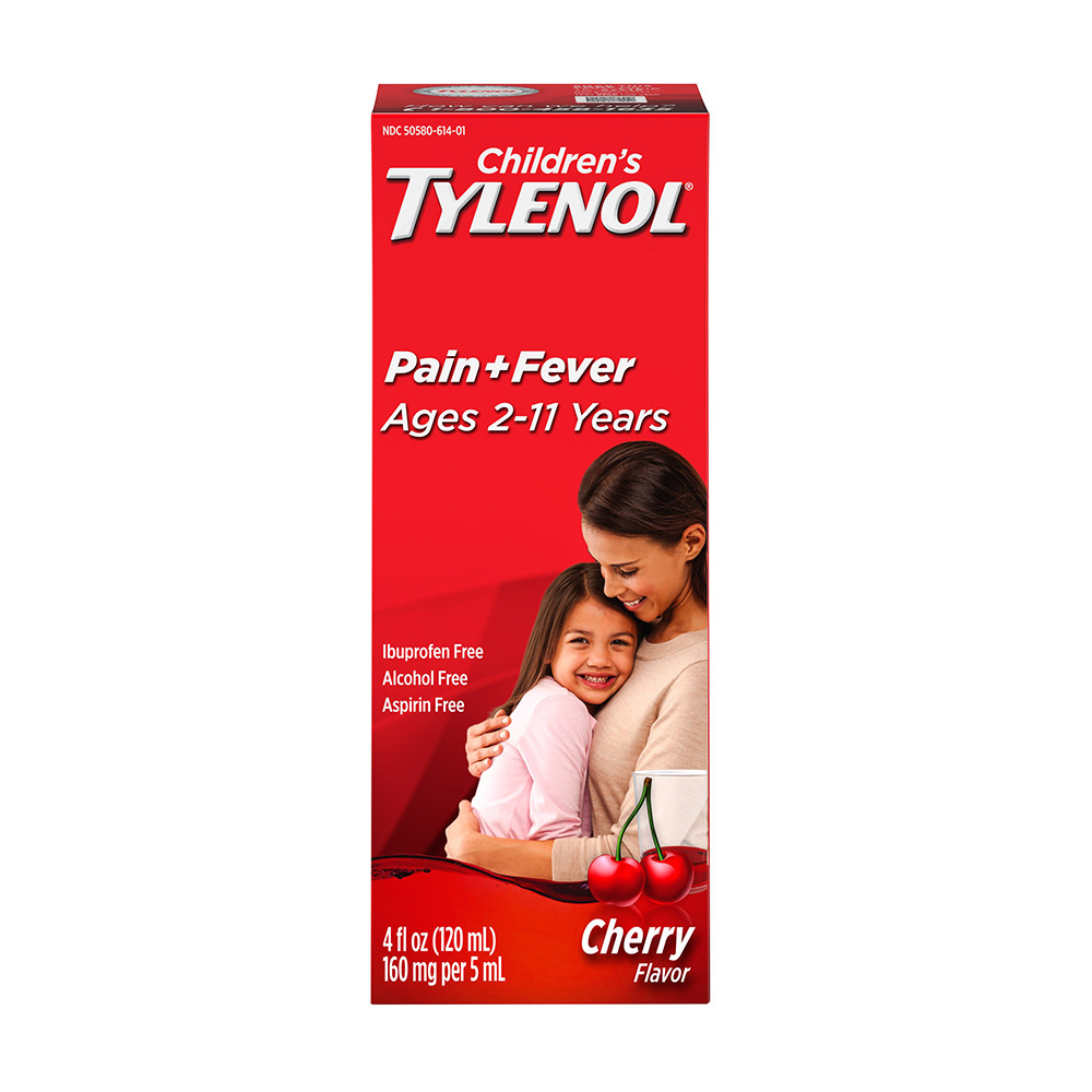 Siro giảm đau hạ sốt cho trẻ 2-11 tuổi Children’s Tylenol Pain Fever 120ml