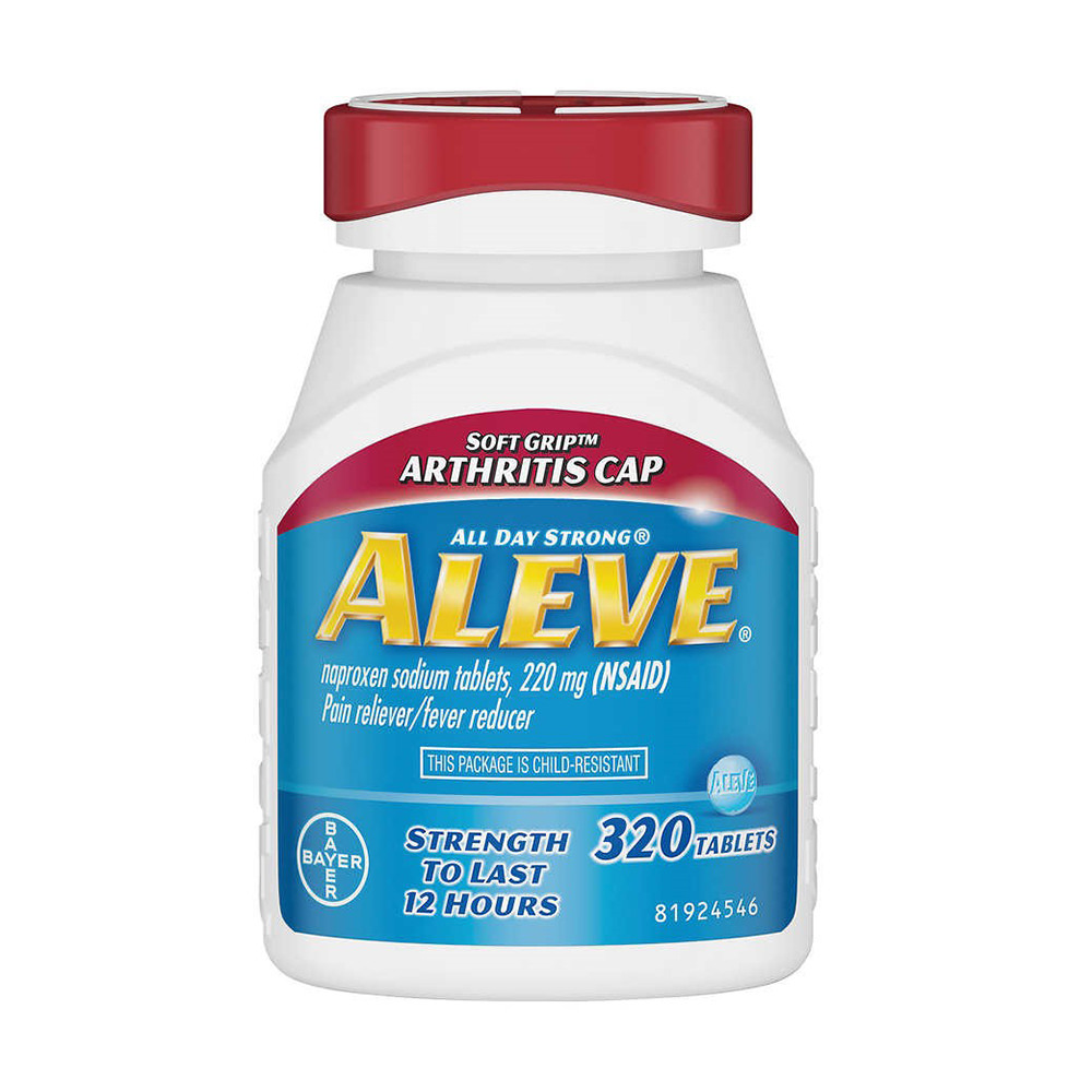⚠️ [Hết hàng]Viên uống giảm đau nhứt ALEVE Naproxen Sodium Tablets 220mg 320 viên