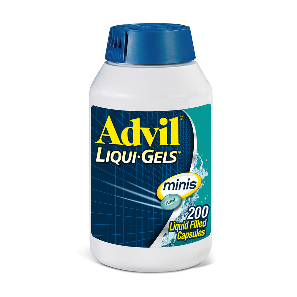 Viên giảm đau hạ sốt Advil Liqui-Gels Minis 200mg 200 viên