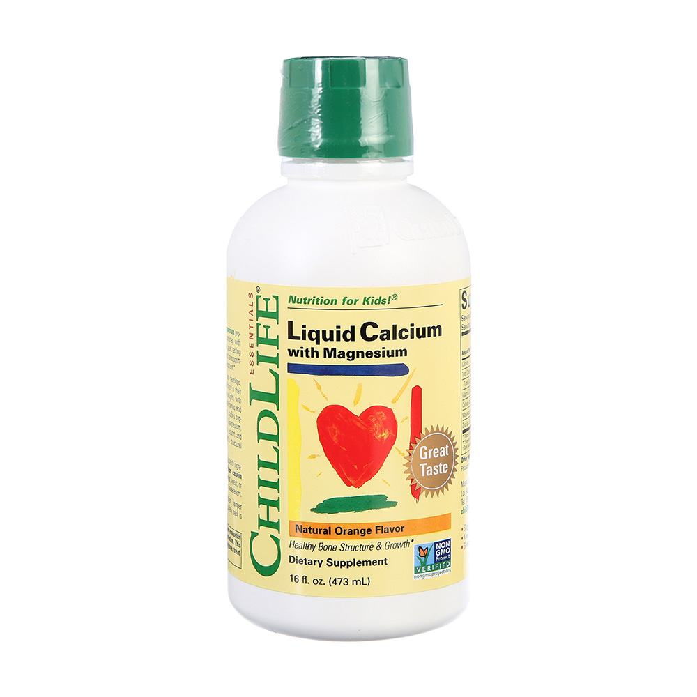 ⚠️ [Hết hàng]Childlife® Liquid Calcium and Magnesium Orange của Mỹ 473 ml